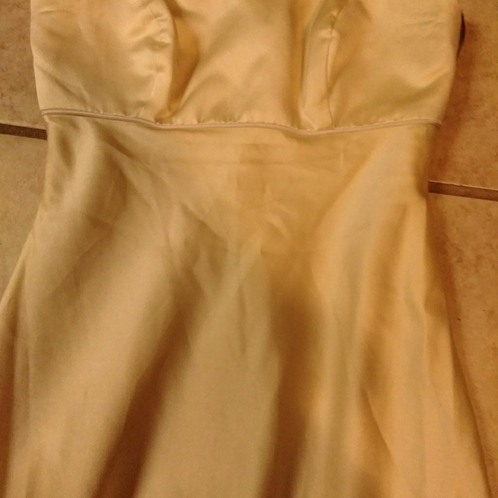 Alfred angelo strapless knee high dress